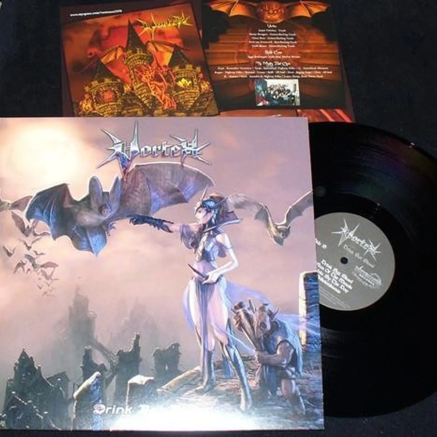 Vortex Drink Bat Blood Vinyl Record