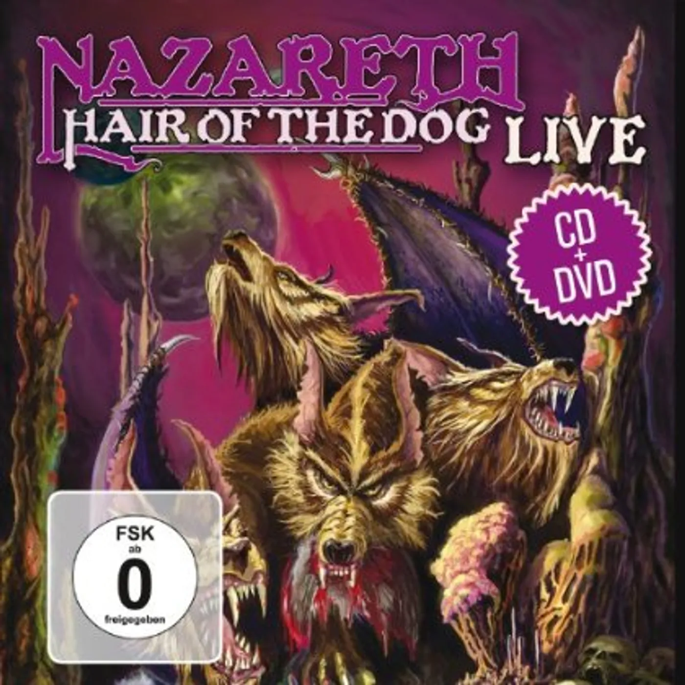Nazareth HAIR OF THE DOG LIVE CD