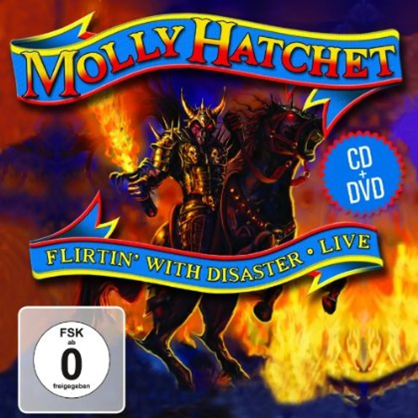 Molly Hatchet FLIRTIN WITH DISASTER LIVE CD