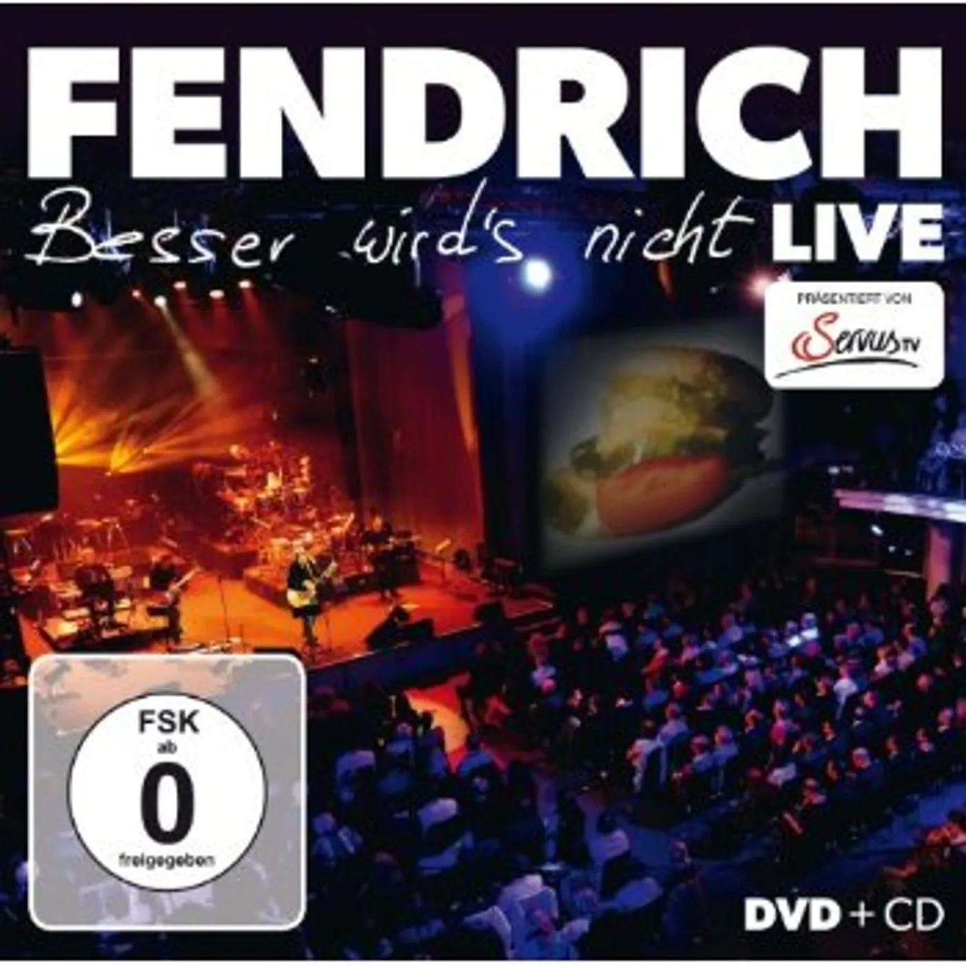 Rainhard Fendrich BESSER WIRD'S NICHT-LIVE CD