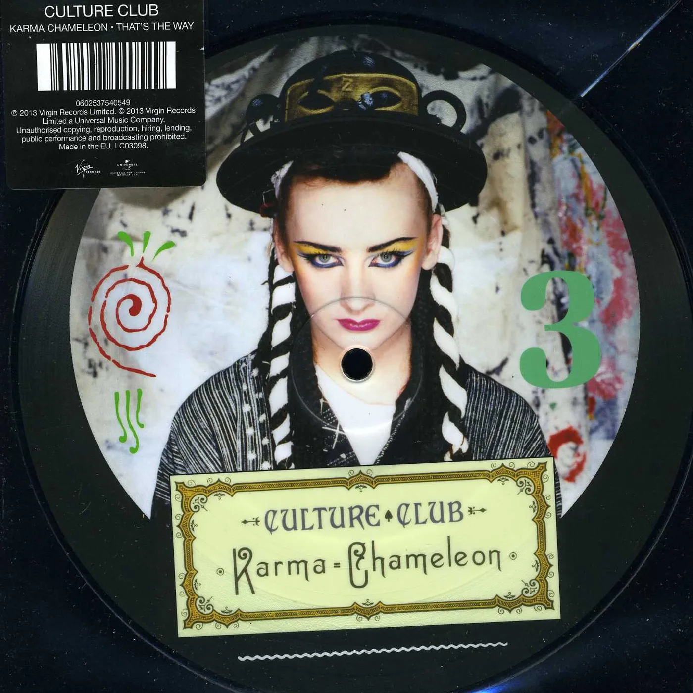 Culture Club Karma Chameleon Vinyl Record
