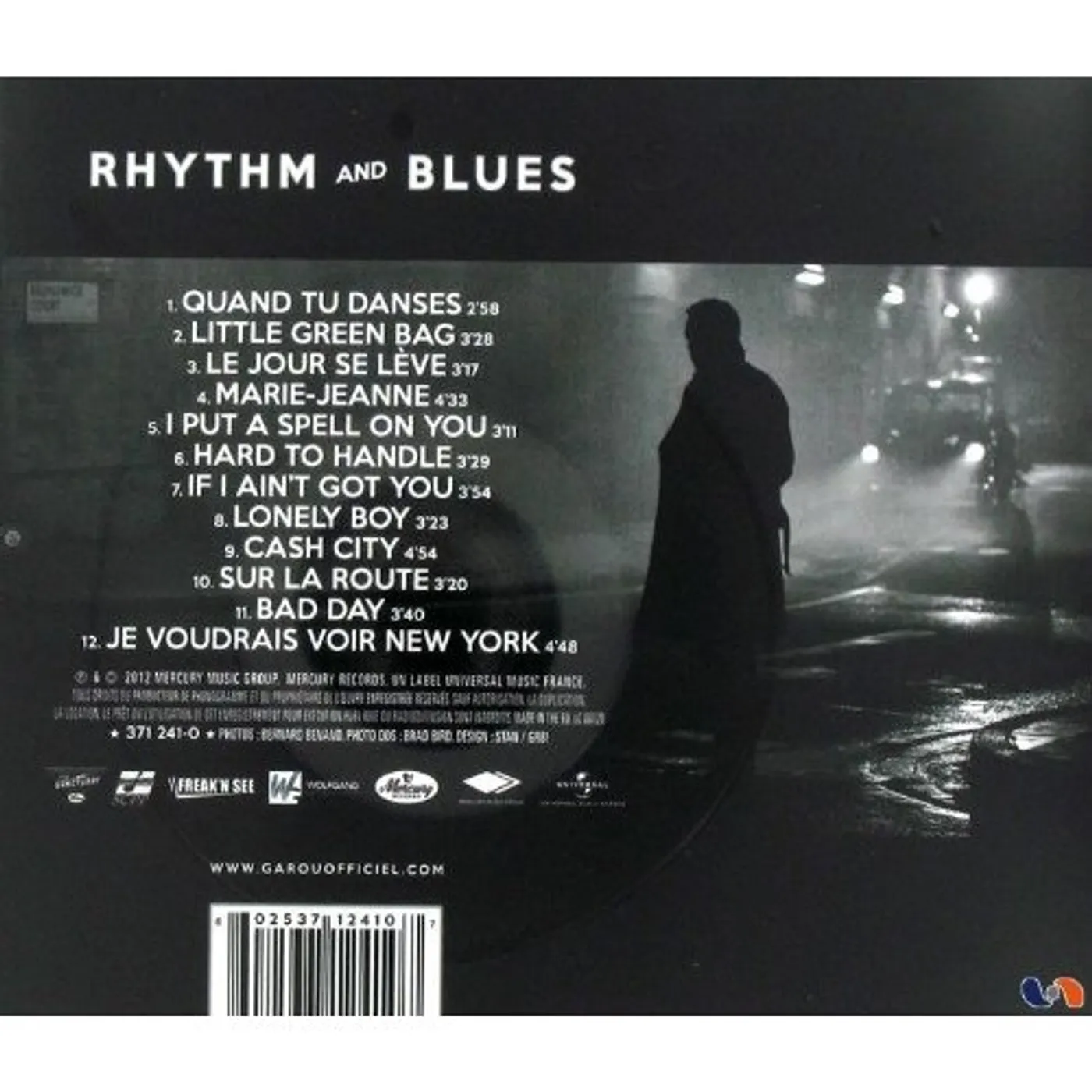 Garou RHYTHM & BLUES CD