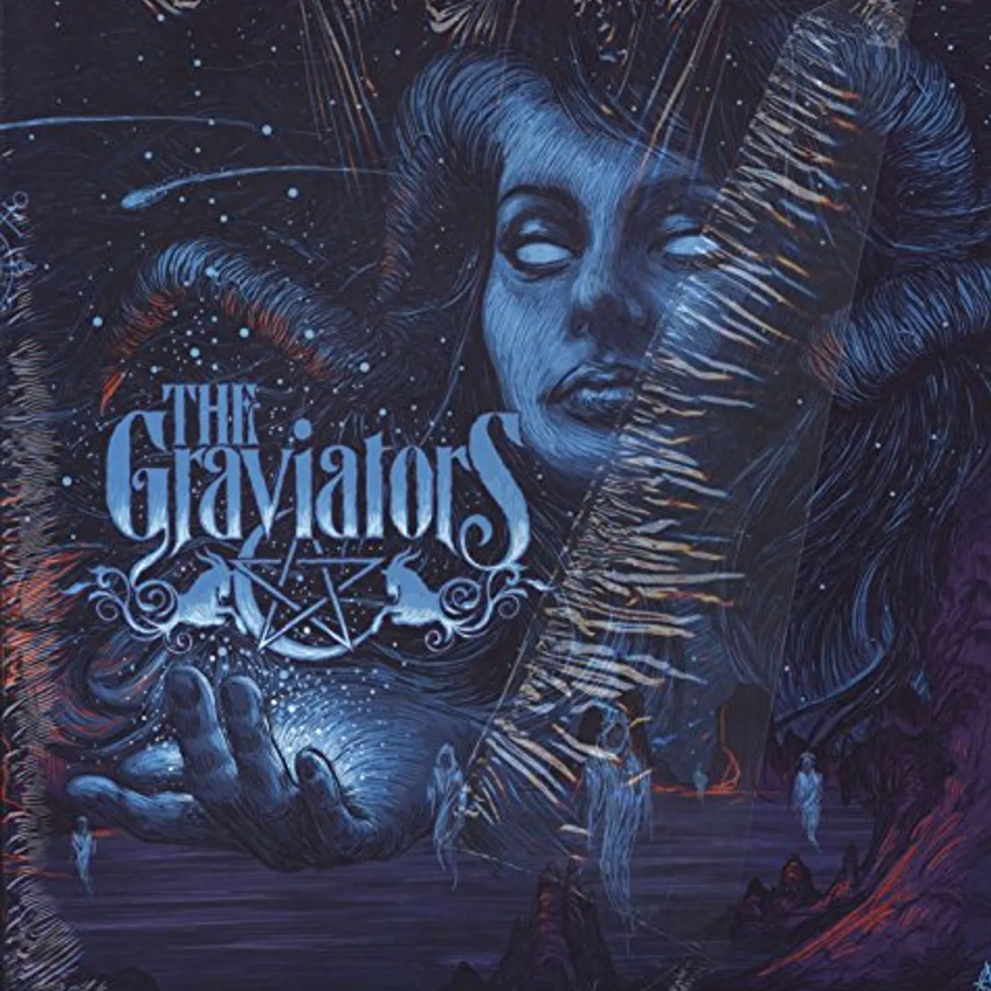 The Graviators EVIL DEEDS (TRANSPARENT BLUE VINYL) Vinyl Record
