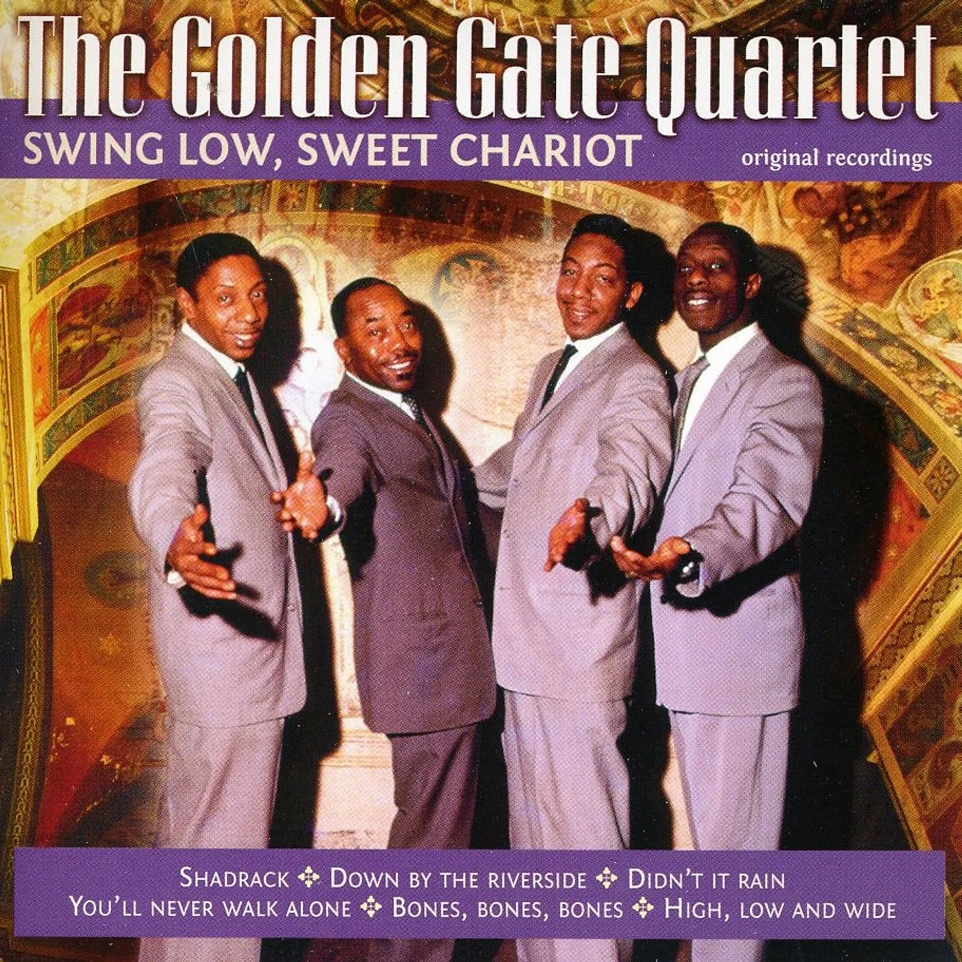 The Golden Gate Quartet SING LOW SWEET CHARIOT CD