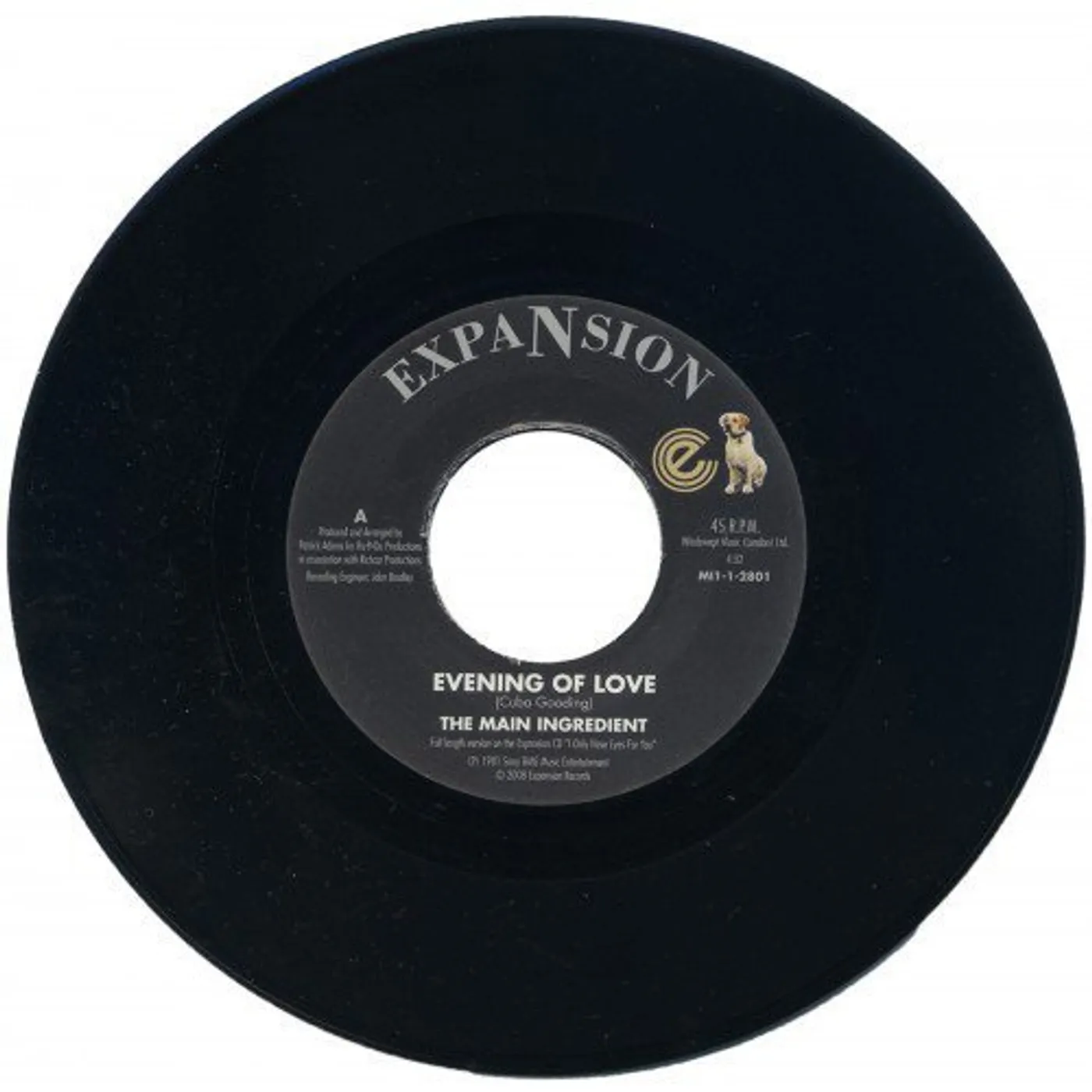 The Main Ingredient EVENING OF LOVE/SHAME ON THE WORLD Vinyl Record