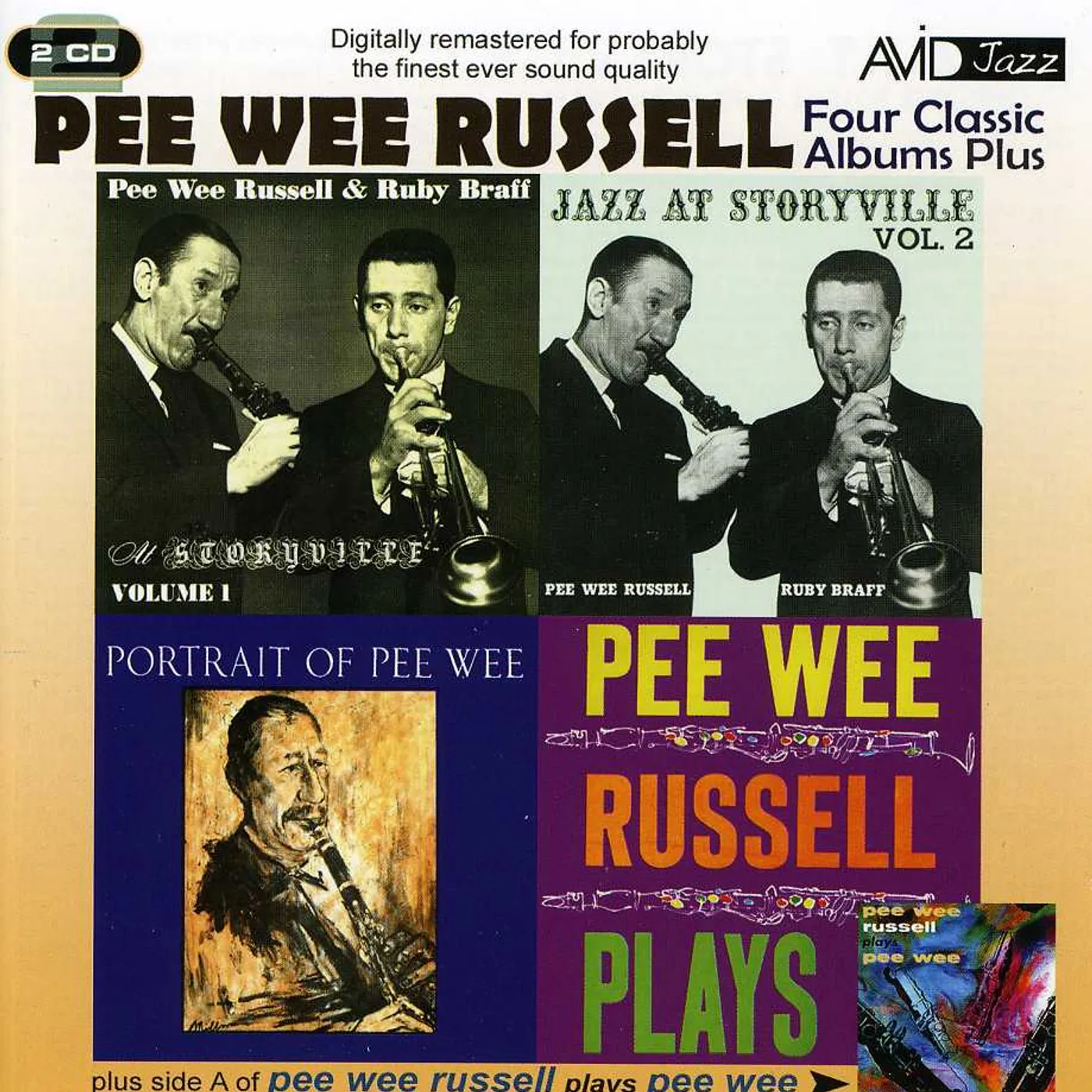 Pee Wee Russell FOUR CLASSIC ALBUMS CD