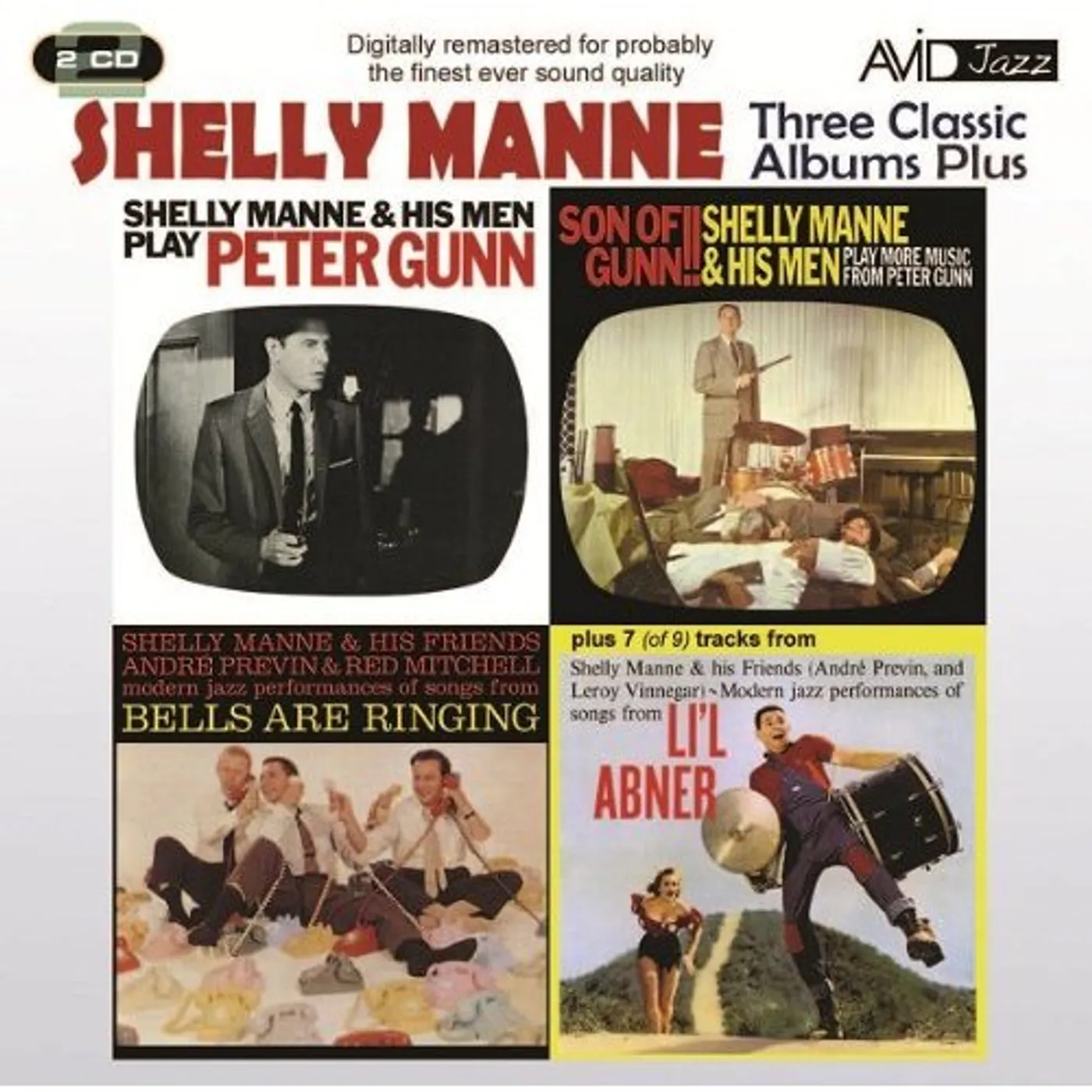 Shelly Manne & His Men THREE CLASSIC ALBUMS PLUS CD