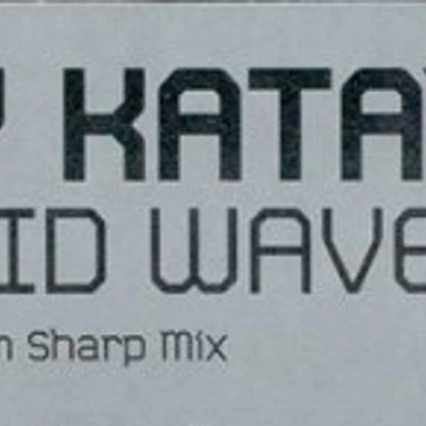 Randy Katana One Solid Wave Vinyl Record