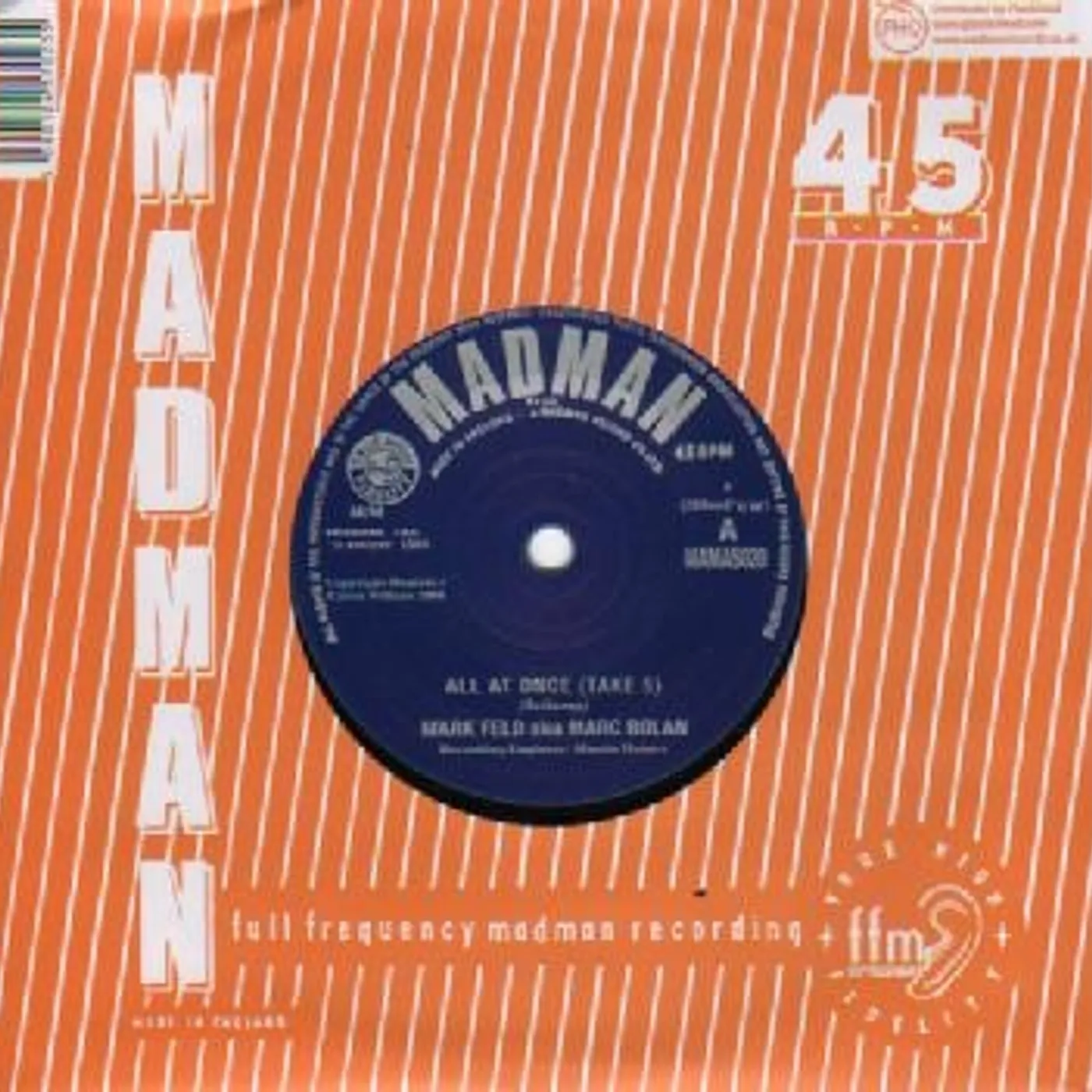 Marc Bolan All At Once Vinyl Record