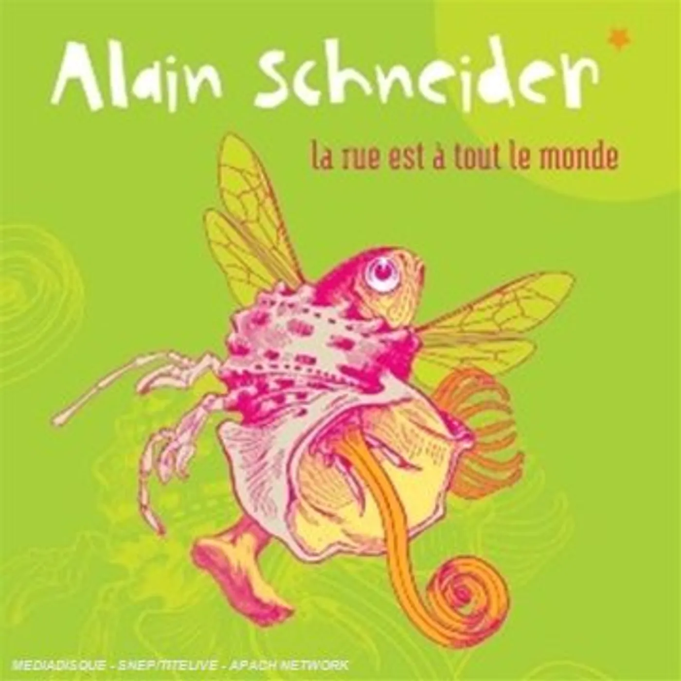 Alain Schneider LA RUE EST A TOUT LE MONDE CD