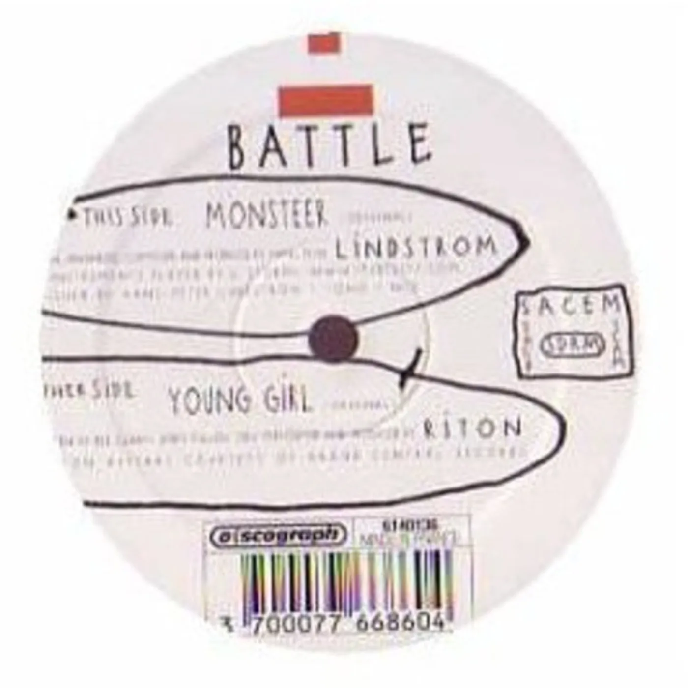 MONSTEER-Lindstrøm REMIX Vinyl Record