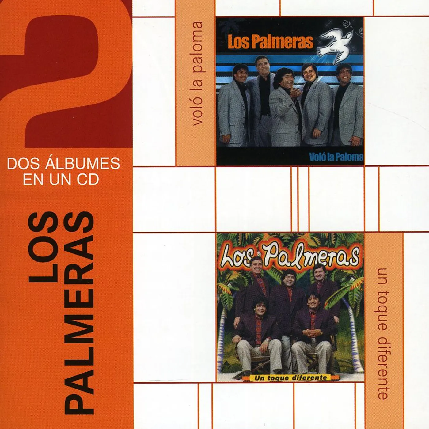 Los Palmeras 2 EN 1-VOLO LA PALOMA/UN TOQUE DIFERENTE CD