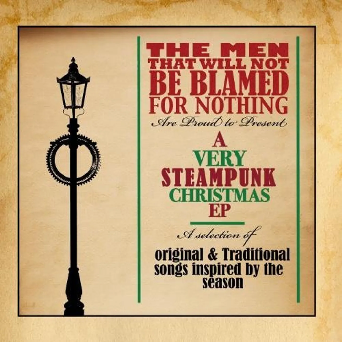 The Men That Will Not Be Blamed For Nothing VERY STEAMPUNK CHRISTMAS EP Vinyl Record