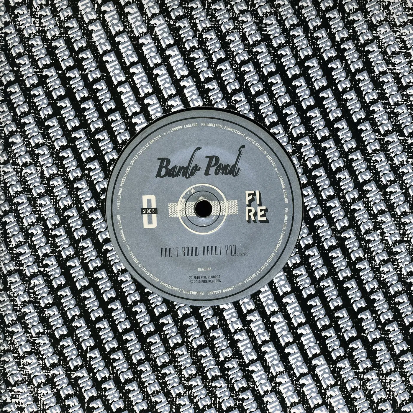 Bardo Pond JUST ONCE (ACOUSTIC)/DON'T KNOW ABOUT Vinyl Record