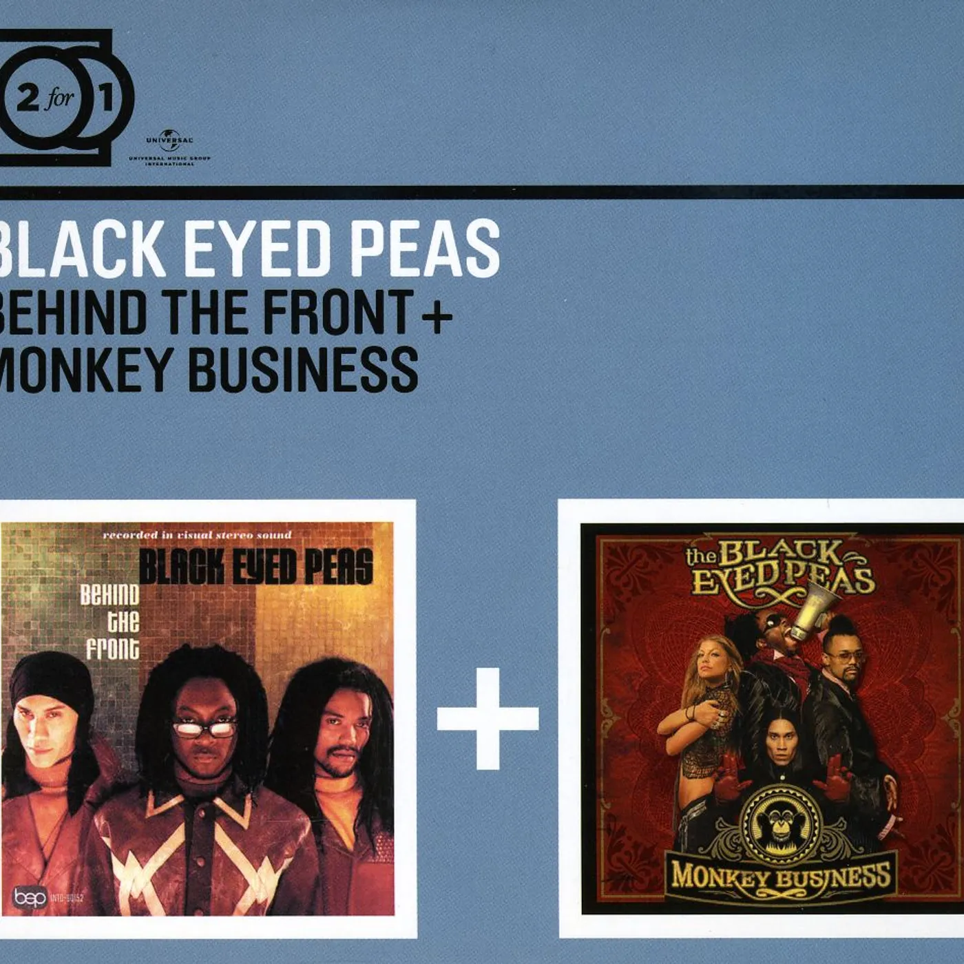 Black Eyed Peas BEHIND THE FRONT/MONKEY BUSINESS CD