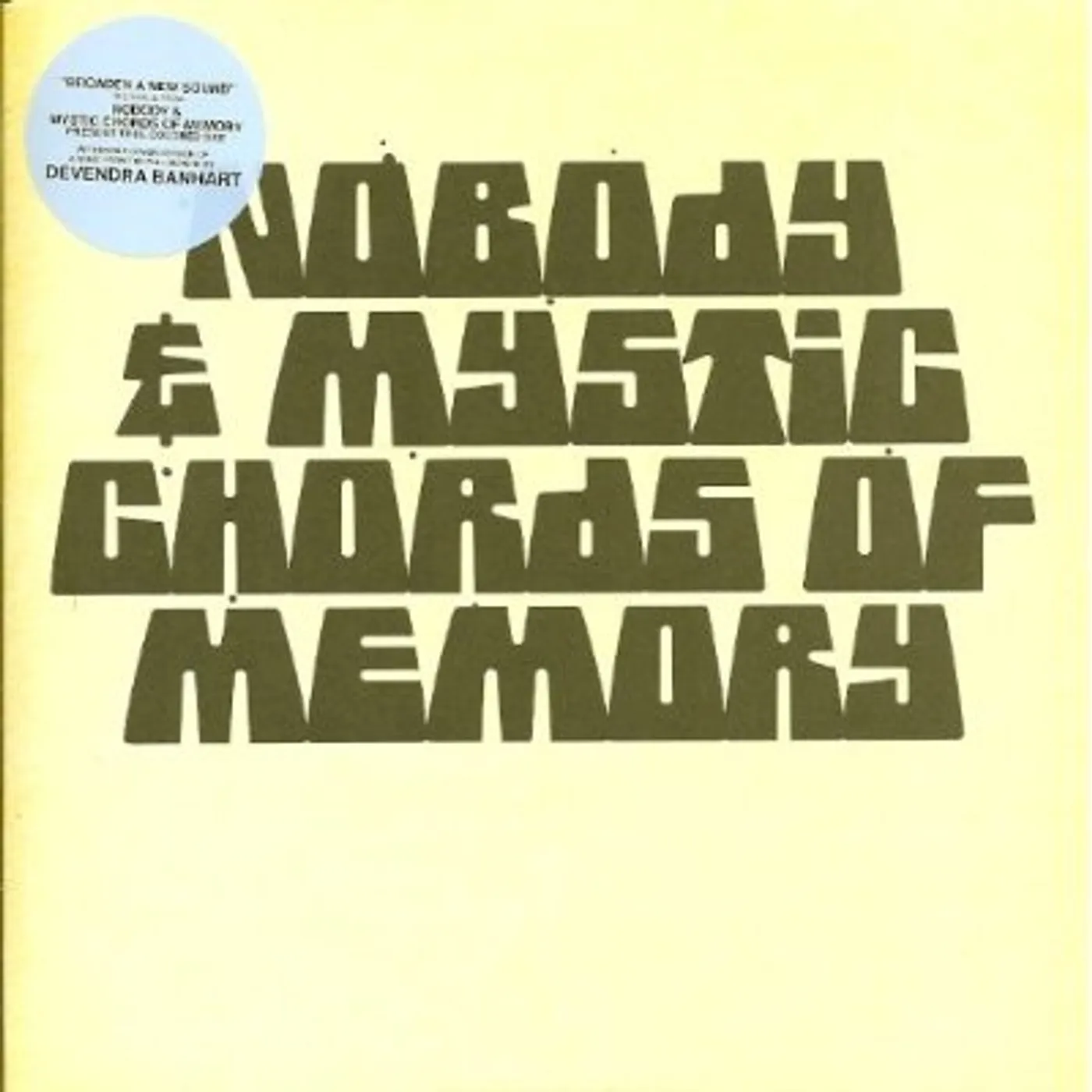 Mystic Chords of Memory Broaden A New Sound Vinyl Record
