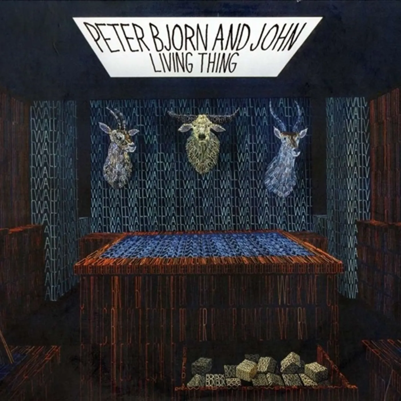 Peter Bjorn and John LIVING THING Vinyl Record - Sweden Release