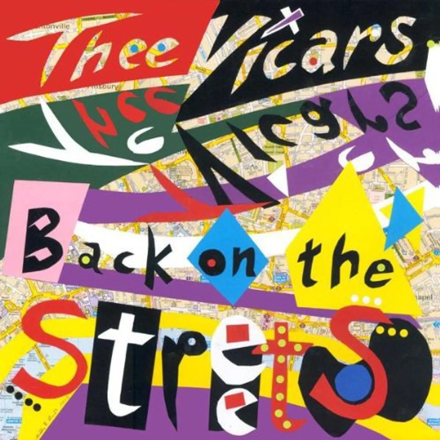 Thee Vicars BACK ON STREETS Vinyl Record