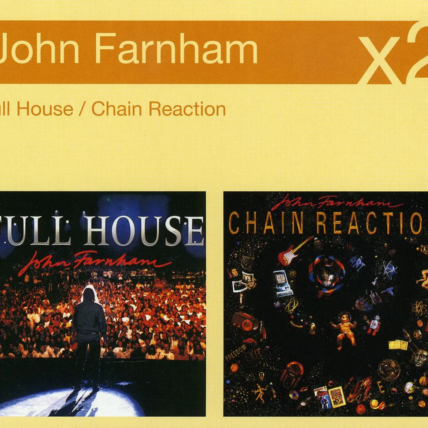 John Farnham FULL HOUSE/CHAIN REACTION CD