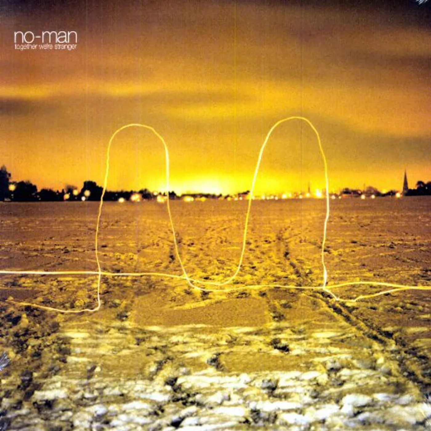 No-Man TOGETHER WE'RE STRANGER-L Vinyl Record - UK Release