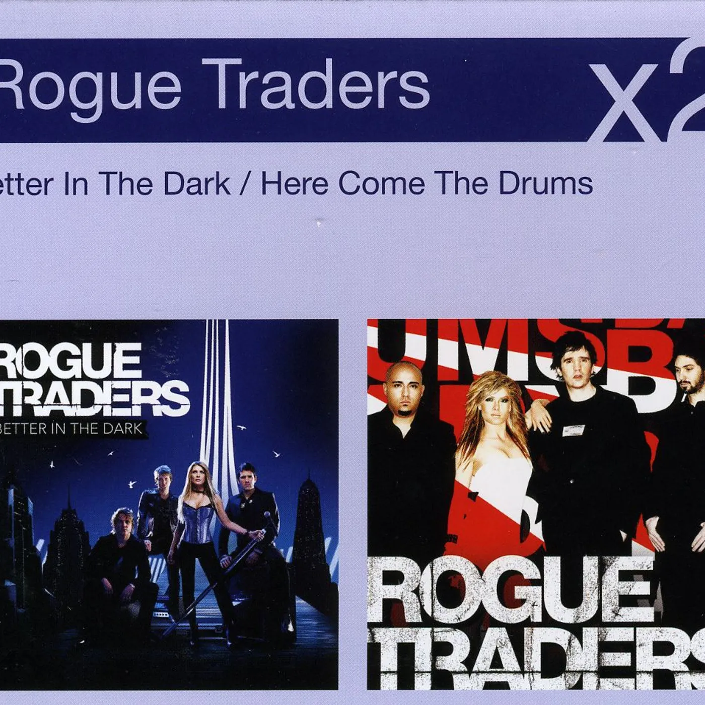Rogue Traders BETTER IN THE DARK/HERE COMES THE DRUMS CD