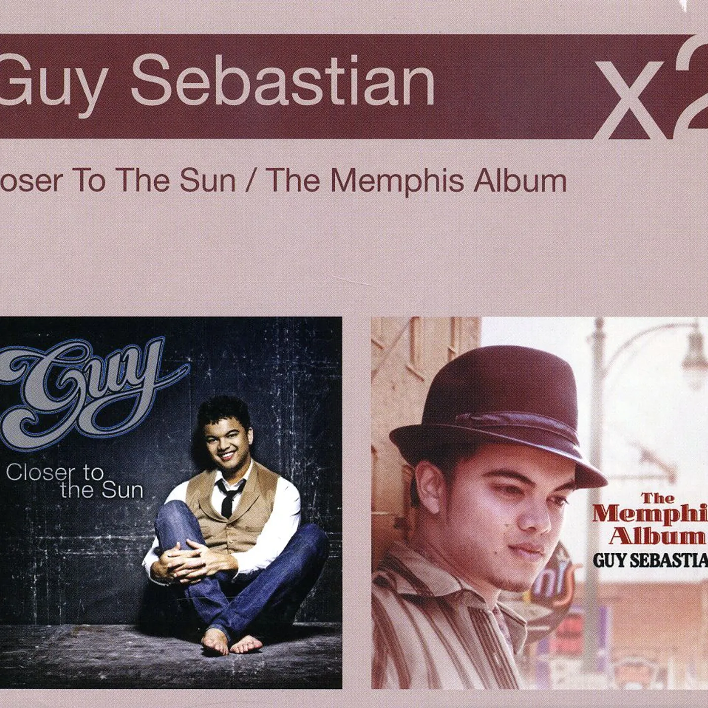 Guy Sebastian CLOSER TO THE SUN/MEMPHIS ALBUM CD