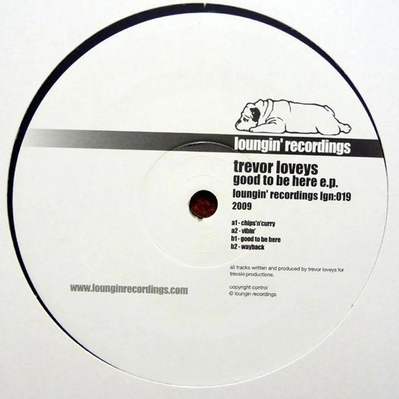 Trevor Loveys GOOD TO BE HERE EP Vinyl Record