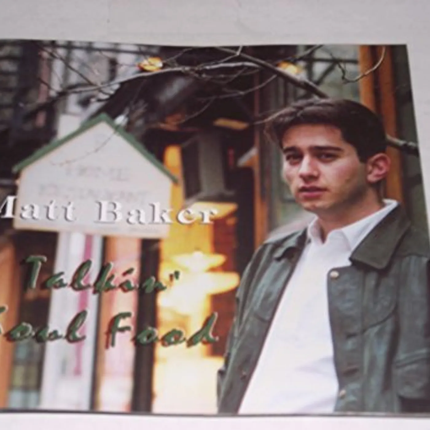 Matt Baker TALKIN SOUL FOOD CD