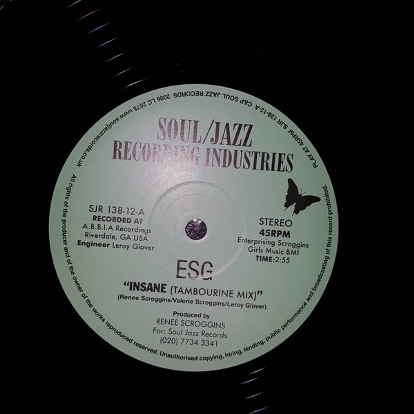 ESG Insane Vinyl Record