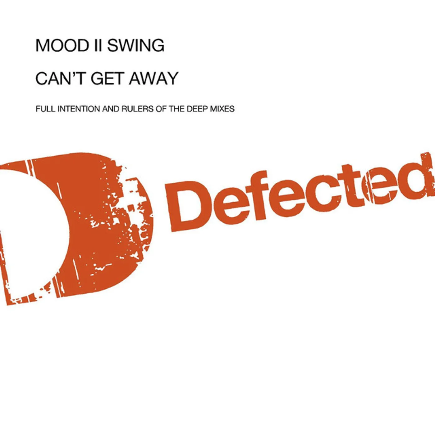 Mood II Swing CANT GET AWAY Vinyl Record