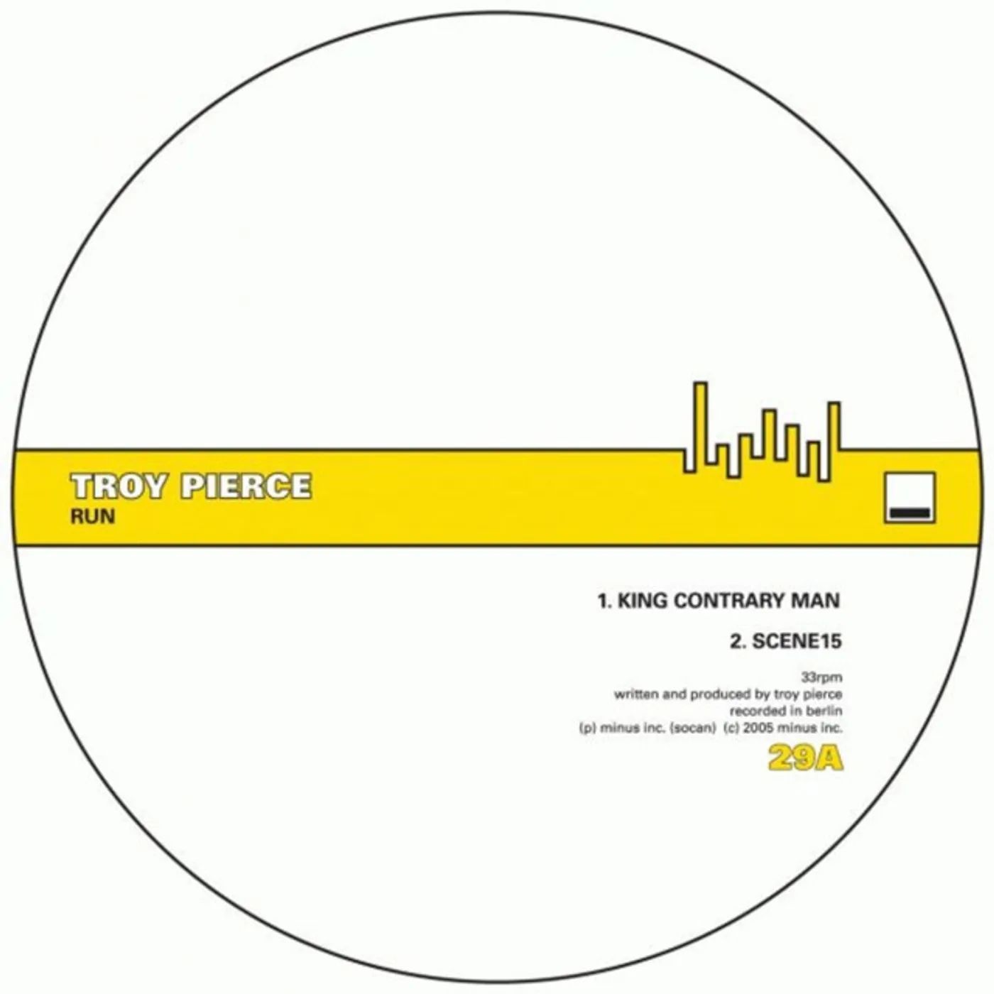 Troy Pierce Run Vinyl Record