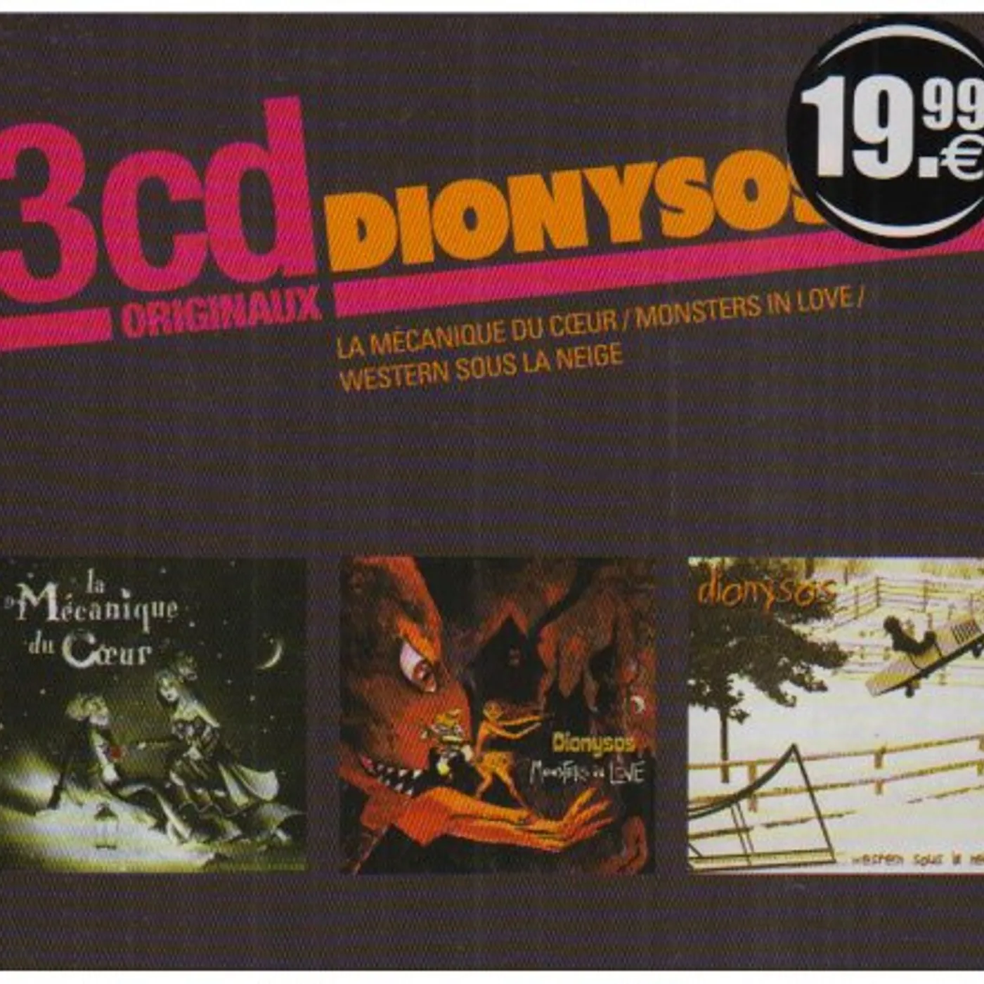 Dionysos LA MECANIQUE DU COEUR-MONSTERS IN CD