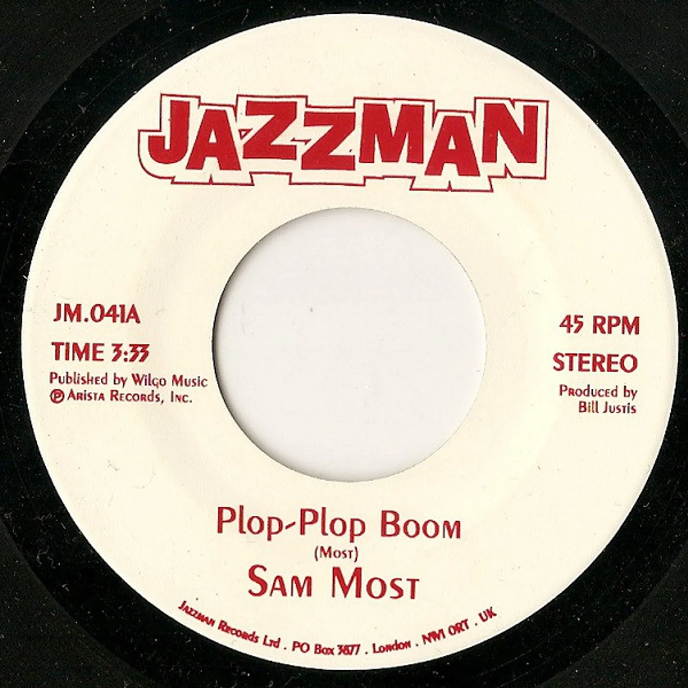 Sam Most PLOP PLOP BOOM/JUNGLE FANTASY Vinyl Record