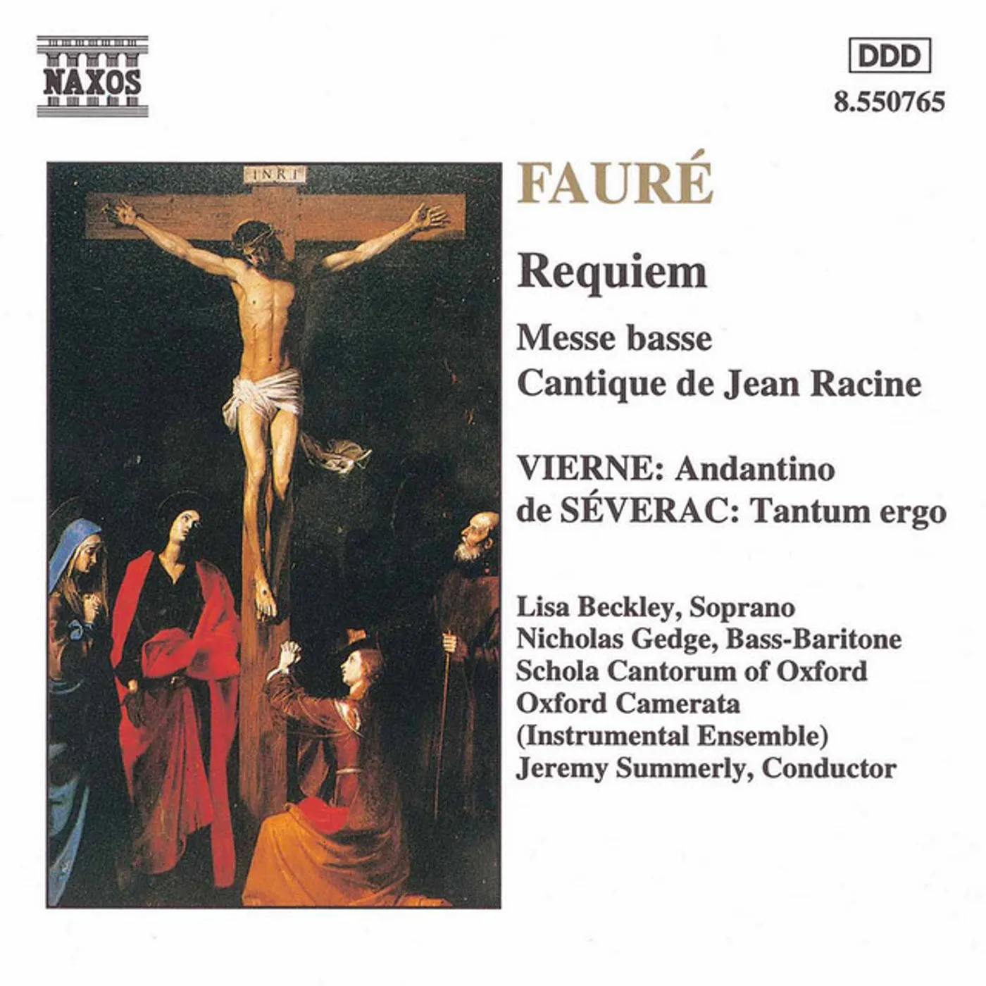 Gabriel Faure REQUIEM MESSE BASSE CD