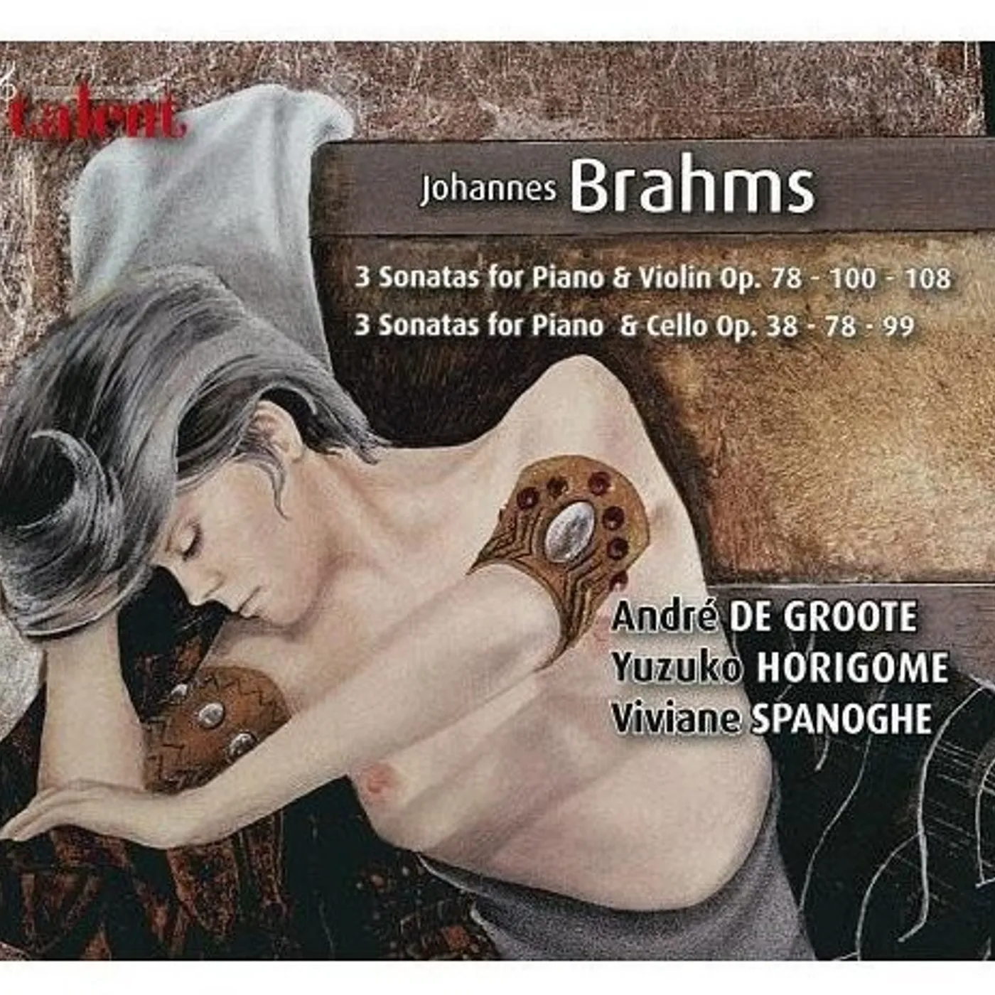 J. Brahms SONATES PIANO VIOLIN & C CD