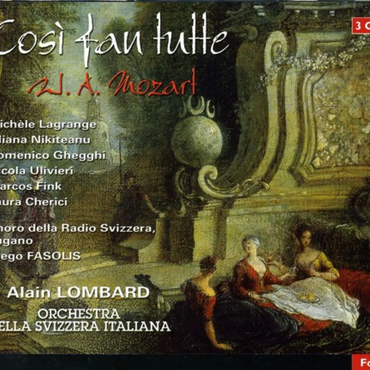 W.A. Mozart COSI FAN TUTTE (ALAIN LOMBARD) CD