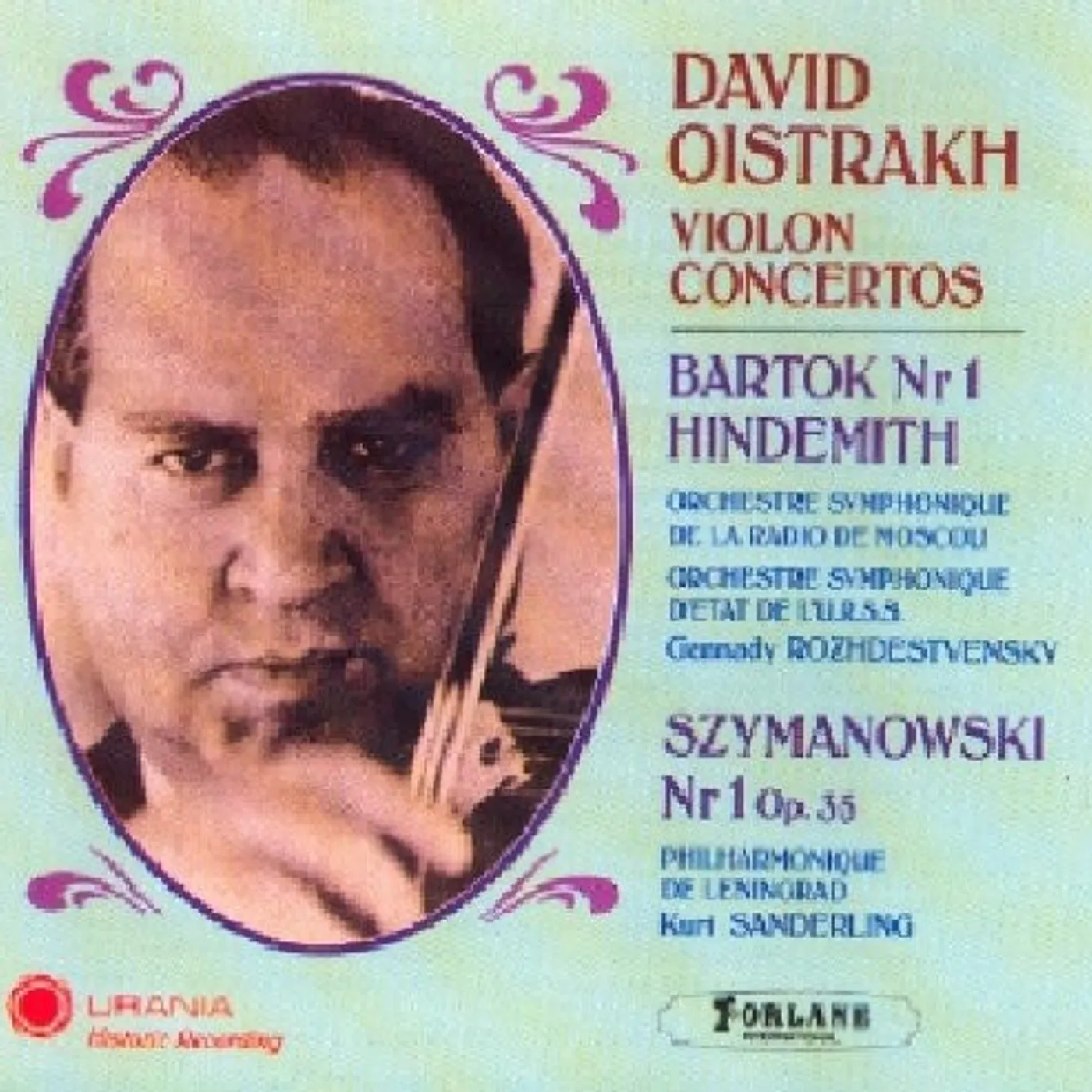 David Oistrakh CONCERTOS POUR VIOLON CD