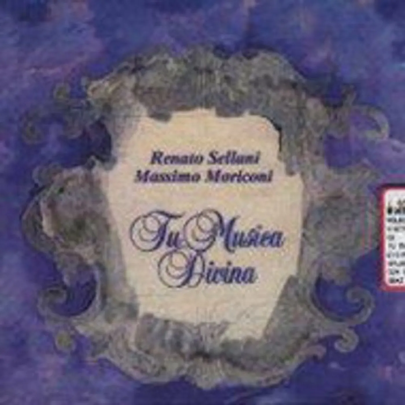 Renato Sellani TU MUSICA DIVINA CD