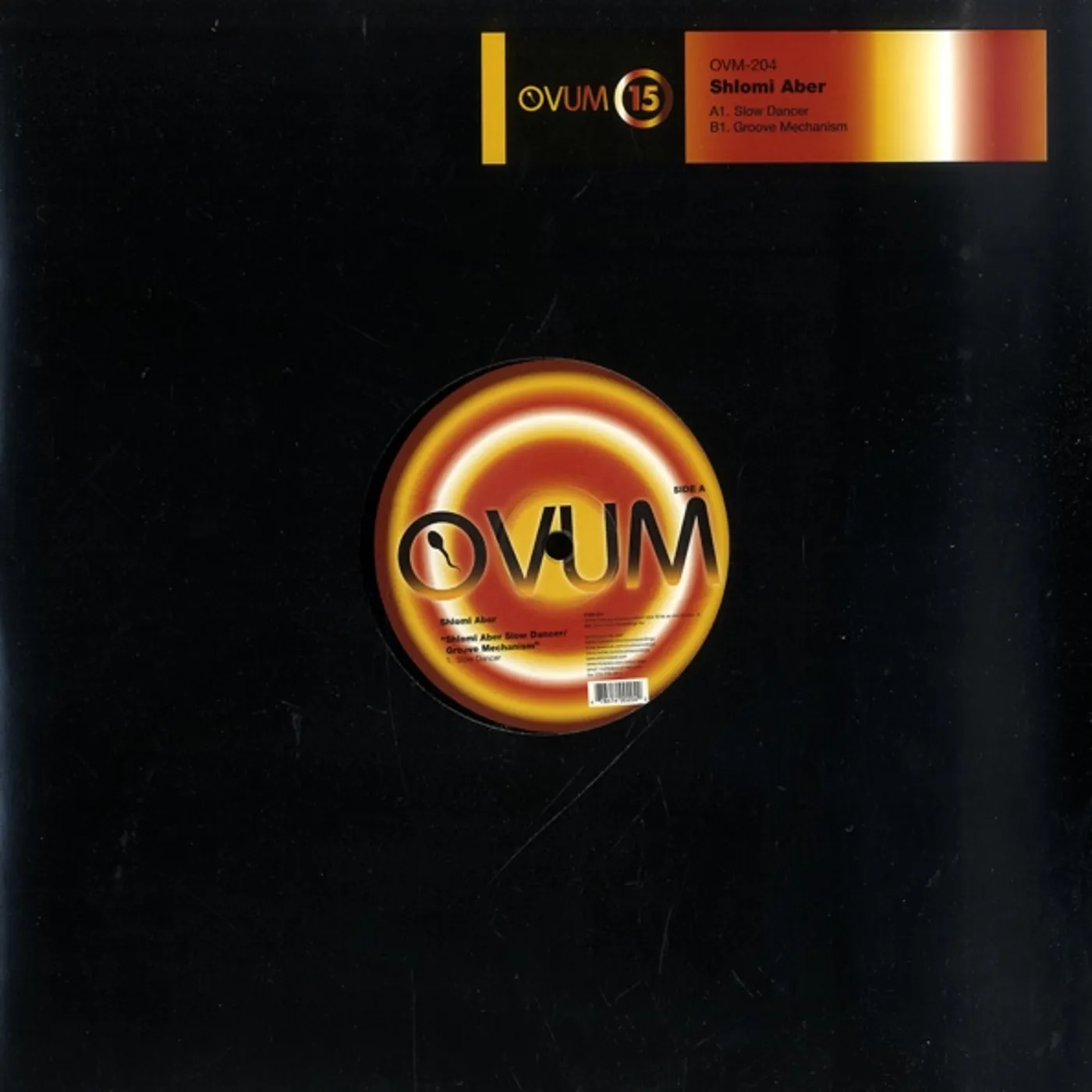 Shlomi Aber SLOW DANCER-GROOVE MECHANISM Vinyl Record - Sweden Release