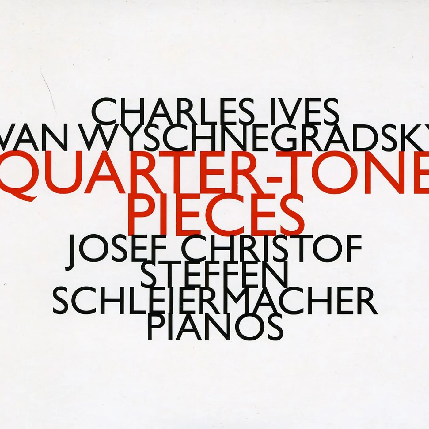Steffen Schleiermacher QUARTER-TONE PIECES CD