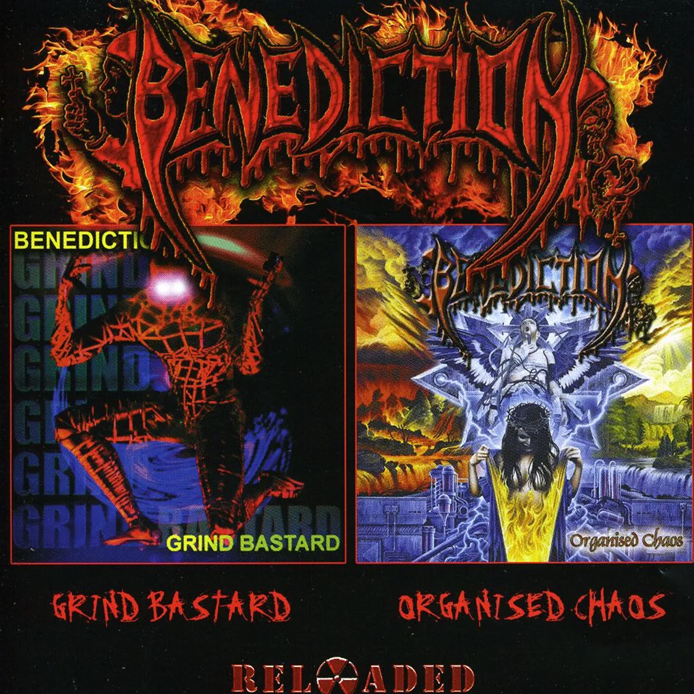 Benediction GRIND BASTARD & ORGANIZED.. RE CD