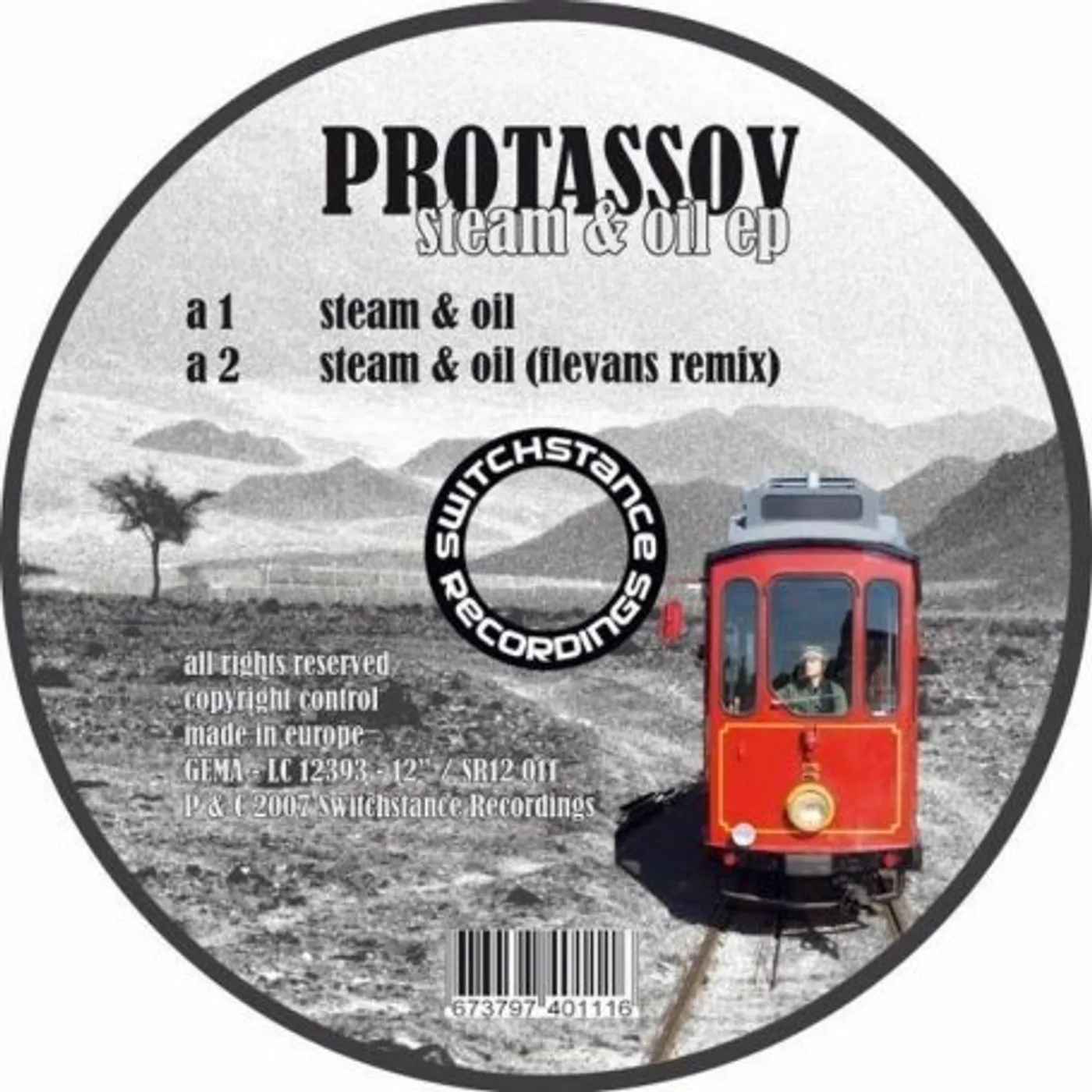 Protassov STEAM & OIL EP Vinyl Record - Australia Release