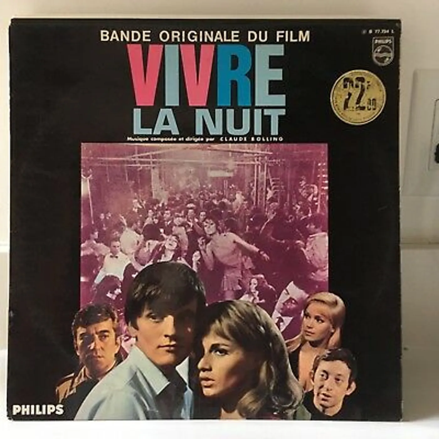 Claude Bolling VIVRE LA NUIT (FRA) Vinyl Record