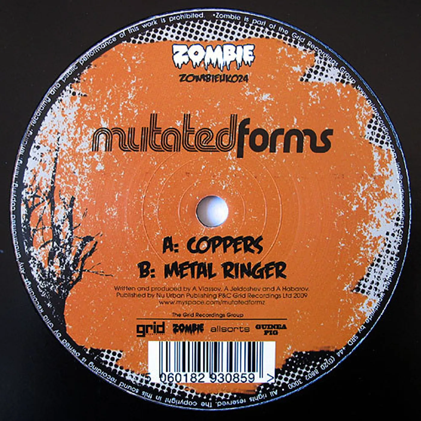 Mutated Forms COPPERS-METAL RINGER Vinyl Record