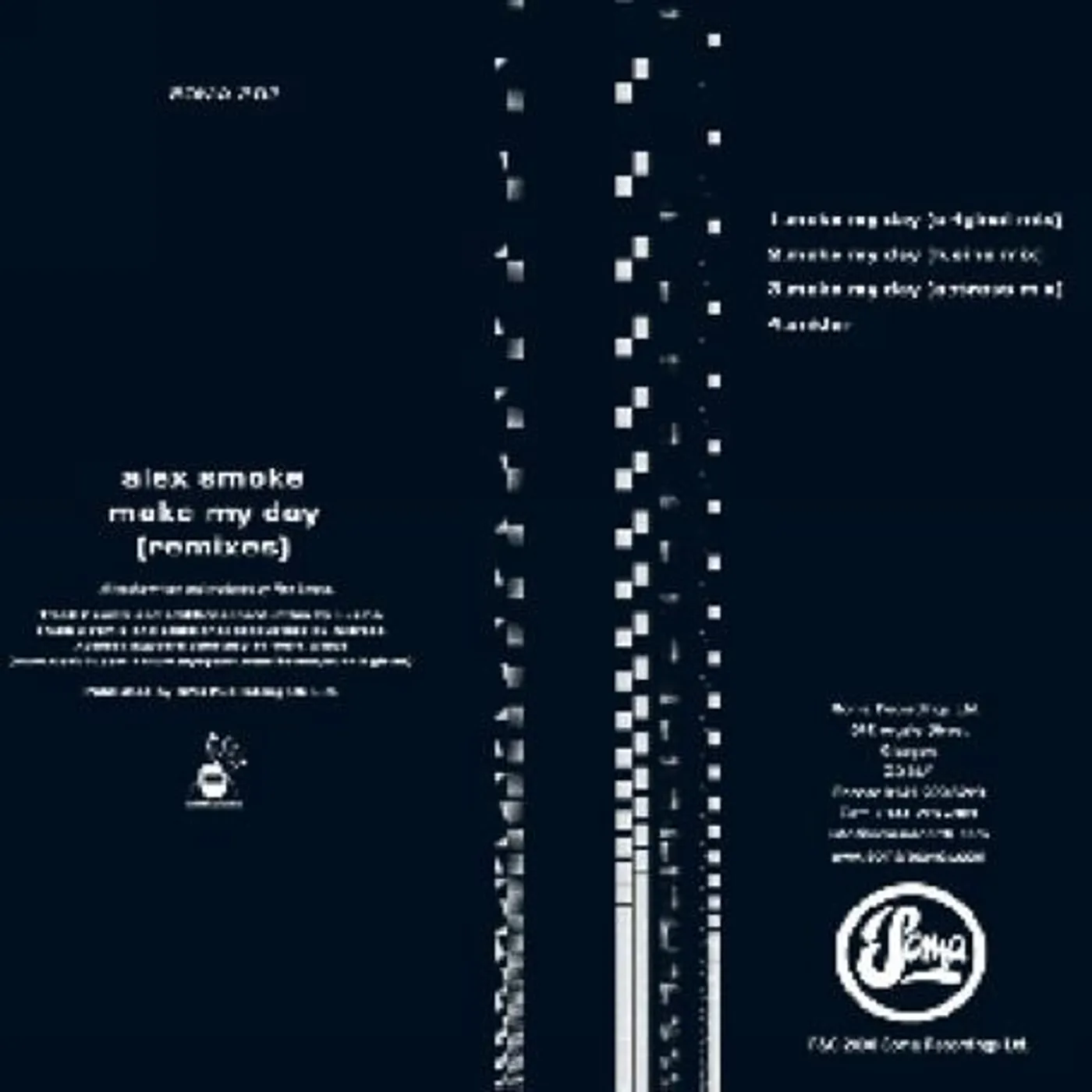 Alex Smoke SNIDER (ORIG)/MAKE MY DAY (LUSINE & ACTRESS MIXES) Vinyl Record