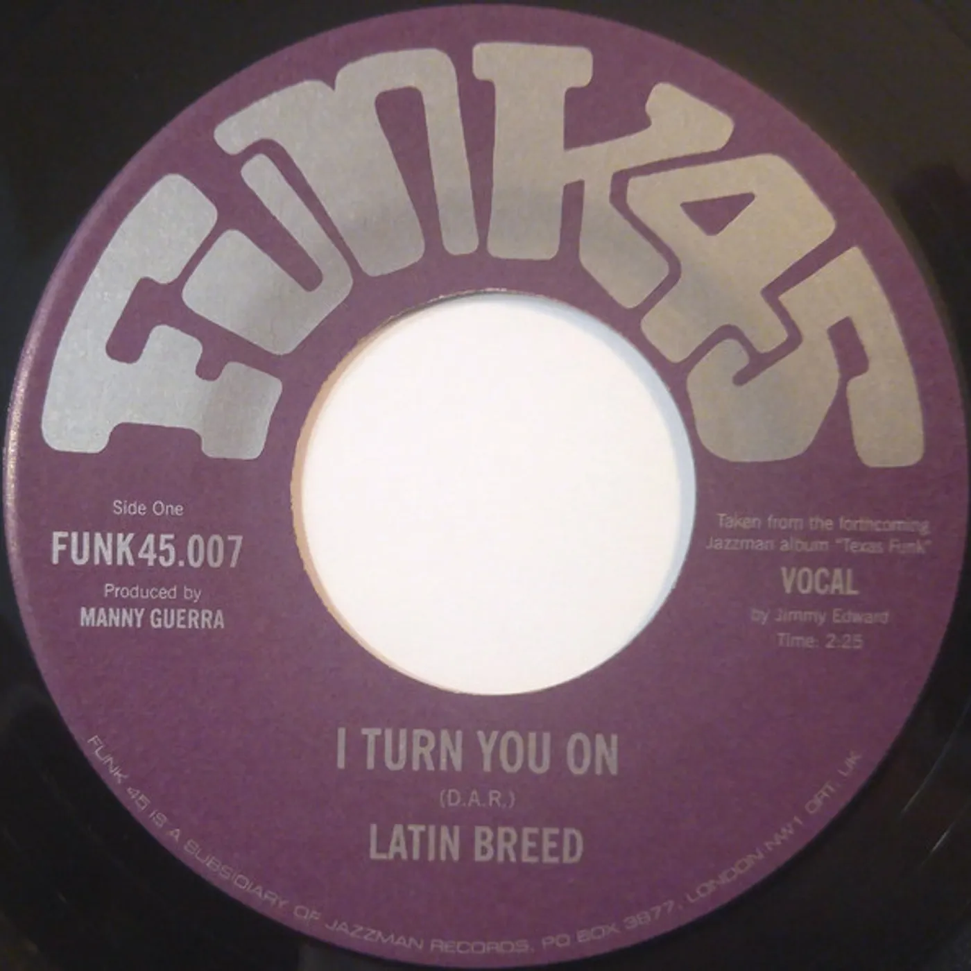 Latin Breed I TURN YOU ON/HARD TO HANDLE Vinyl Record
