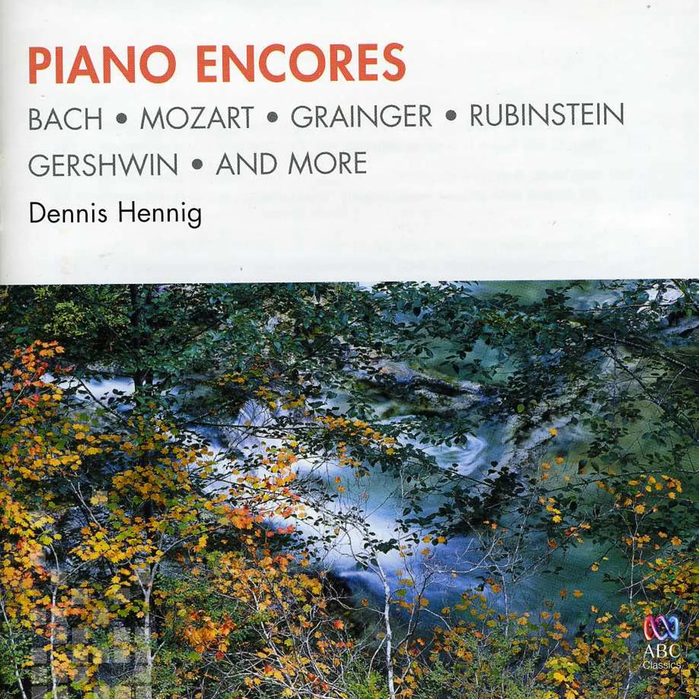 Dennis Hennig PIANO ENCORES CD