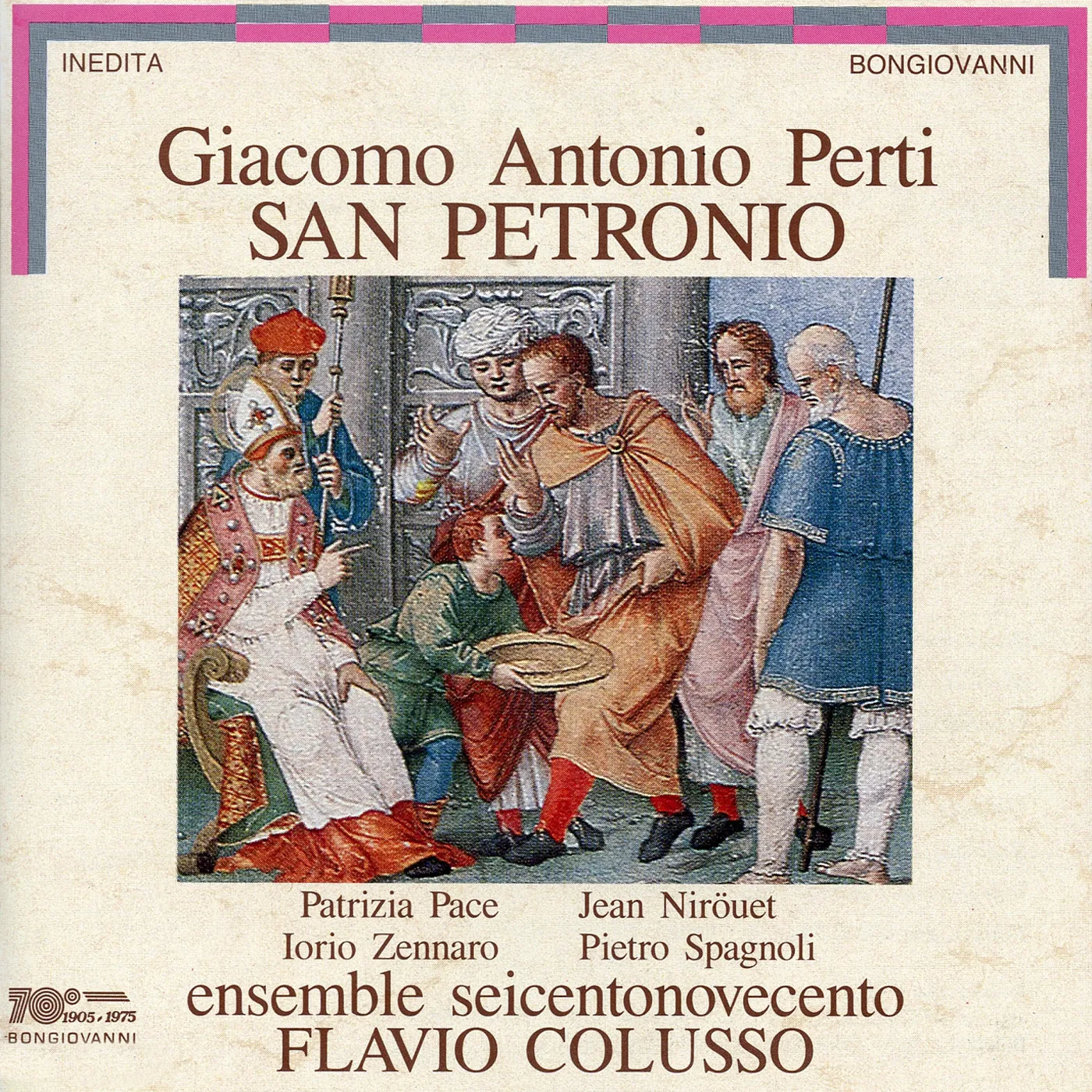 Giacomo Antonio Perti SAN PETRONIO CD