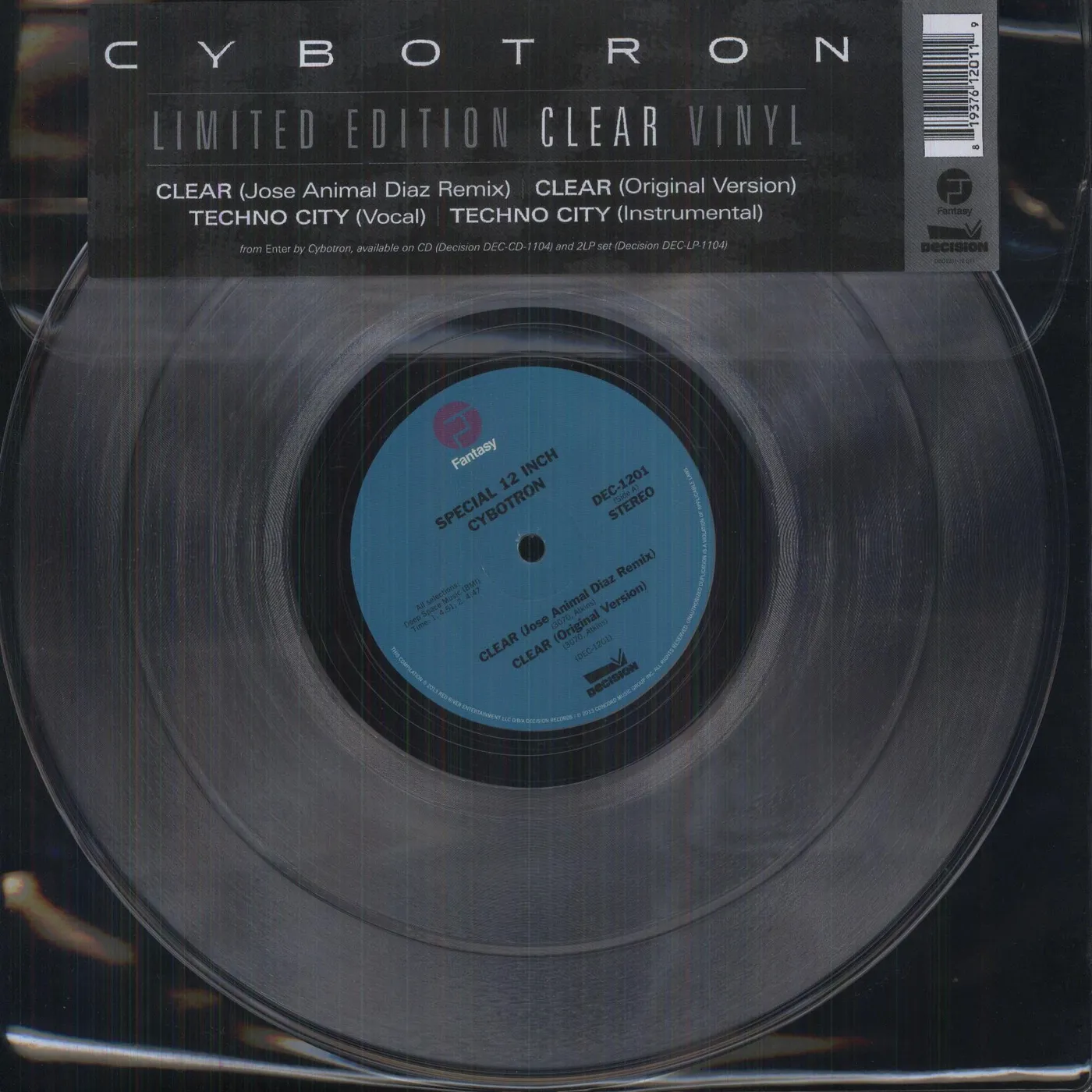 Cybotron CLEAR Vinyl Record
