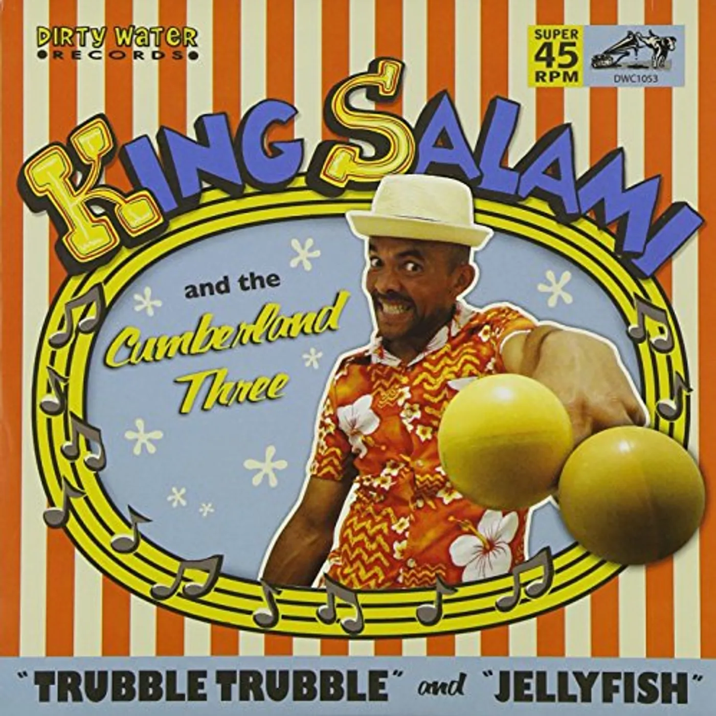 Hipbone Slim & The Kneetremblers TRUBBLE TRUBBLE/JELLYFISH Vinyl Record